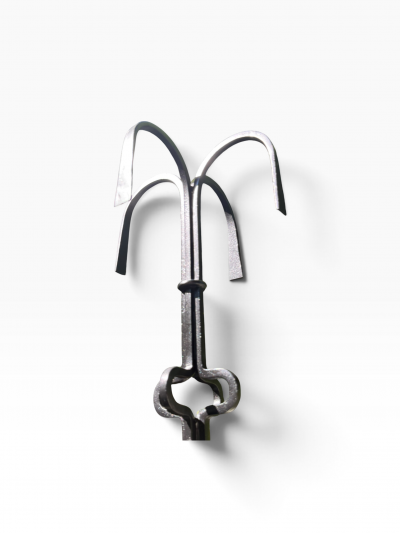 Tommi Parzinger RARE MID CENTURY SCULPTED IRON FLOOR LAMP BY TOMMI PARZINGER