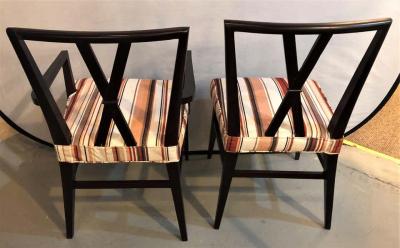 Tommi Parzinger Set of Ten Tommi Parzinger Attributed Dining Room Chairs