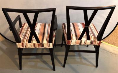 Tommi Parzinger Set of Ten Tommi Parzinger Attributed Dining Room Chairs
