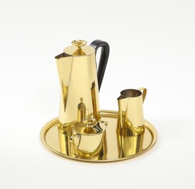 Tommi Parzinger Tommi Parzinger 4pc Brass Coffee Set
