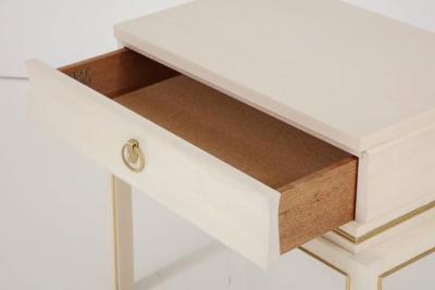 Tommi Parzinger Tommi Parzinger Bleached Mahogany Night Stands