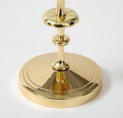 Tommi Parzinger Tommi Parzinger Circuliar Brass Candlesticks