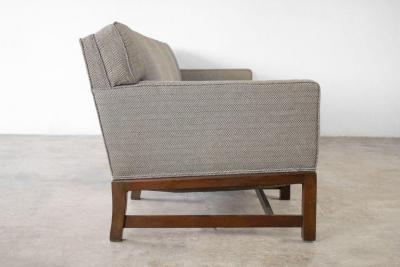 Tommi Parzinger Tommi Parzinger Classic Modern Ten Foot Sofa in Mahogany 1960s