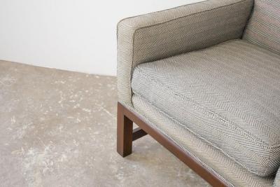 Tommi Parzinger Tommi Parzinger Classic Modern Ten Foot Sofa in Mahogany 1960s