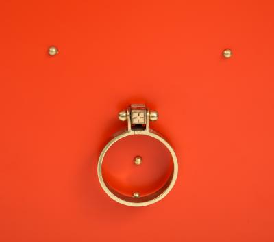 Tommi Parzinger Tommi Parzinger Coral LAcquered Credenza