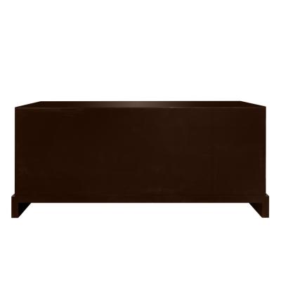 Tommi Parzinger Tommi Parzinger Elegant Chest Of Drawers with Brass Pulls 1940s Signed 