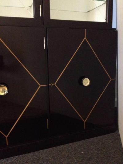 Tommi Parzinger Tommi Parzinger Inlaid Cabinet