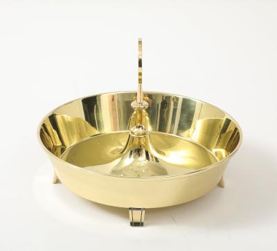 Tommi Parzinger Tommi Parzinger Large Brass Nut Serving Bowl