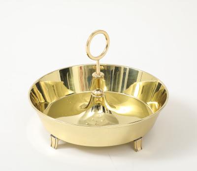 Tommi Parzinger Tommi Parzinger Large Brass Nut Serving Bowl