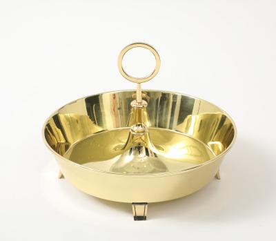 Tommi Parzinger Tommi Parzinger Large Brass Nut Serving Bowl