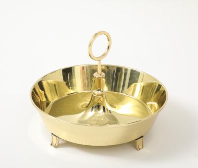 Tommi Parzinger Tommi Parzinger Large Brass Nut Serving Bowl