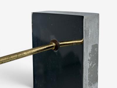 Tommi Parzinger Tommi Parzinger Large Wall Sconces Chromed Steel Brass Fabric USA 1950s
