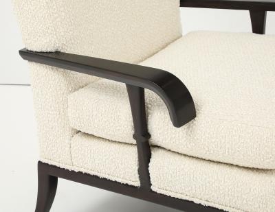 Tommi Parzinger Tommi Parzinger Lounge Chair and Ottoman By Parzinger Originals