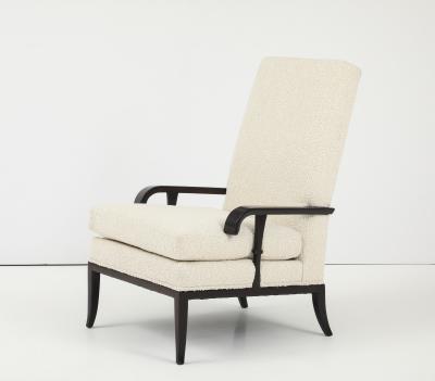 Tommi Parzinger Tommi Parzinger Lounge Chair and Ottoman By Parzinger Originals