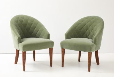 Tommi Parzinger Tommi Parzinger Mohair Club Chairs