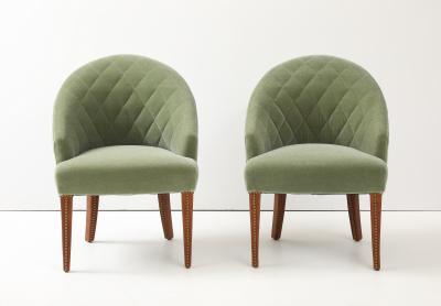 Tommi Parzinger Tommi Parzinger Mohair Club Chairs