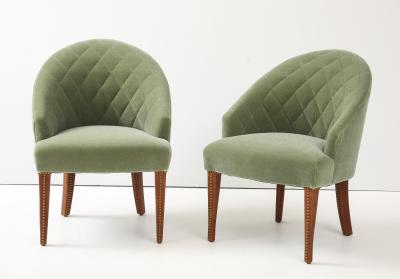 Tommi Parzinger Tommi Parzinger Mohair Club Chairs