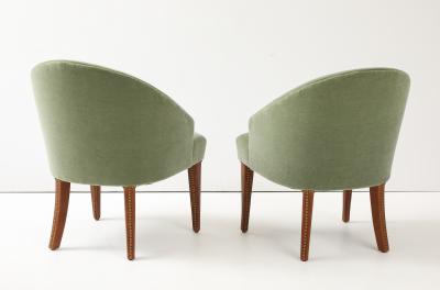 Tommi Parzinger Tommi Parzinger Mohair Club Chairs