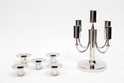 Tommi Parzinger Tommi Parzinger Nickel Candelabras