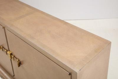 Tommi Parzinger Tommi Parzinger Weathered Oak Mahogany Credenza