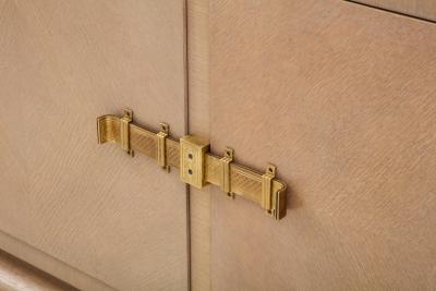 Tommi Parzinger Tommi Parzinger Weathered Oak Mahogany Credenza