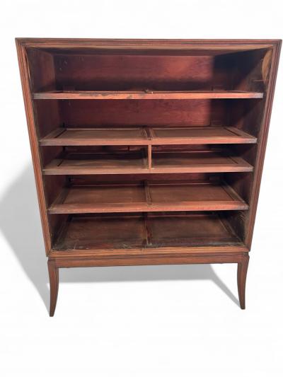 Tommi Parzinger Tommi Parzinger for Charak Modern 6 Drawer Dresser in Walnut withBrass Pulls