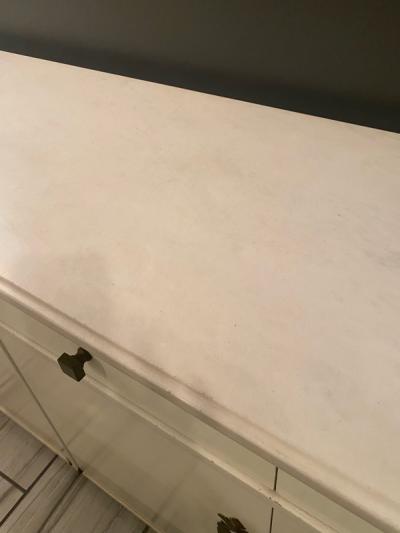 Tommi Parzinger WHITE MARBLE AND BRASS CREDENZA IN THE MANNER OF TOMMI PARZINGER