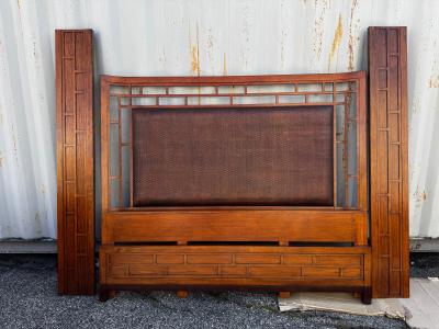 Tommy Bahama Pair of Tommy Bahama Walnut Ocean Club Coral 3 Drawer Nightstands