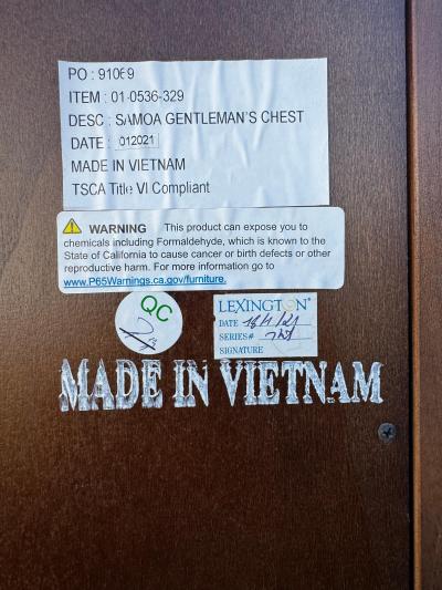 Tommy Bahama Tommy Bahama Walnut Ocean Club Coral Armoire Chest w Bi fold Doors