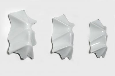 Toni Cordero Nuvola 196 wall lights by Toni Cordero for Oluce set of 3