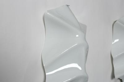 Toni Cordero Nuvola 196 wall lights by Toni Cordero for Oluce set of 3