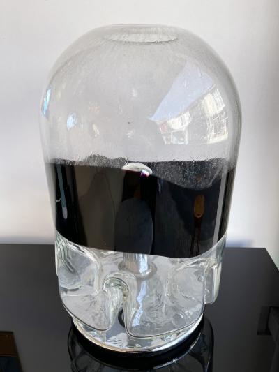 Toni Zuccheri Casper Lamp Murano Glass and Metal by Toni Zuccheri for VeArt Italy 1980s