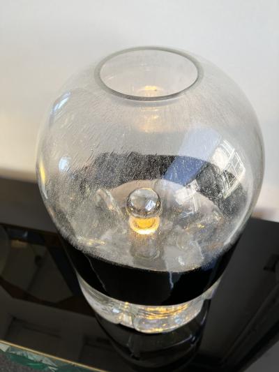 Toni Zuccheri Casper Lamp Murano Glass and Metal by Toni Zuccheri for VeArt Italy 1980s