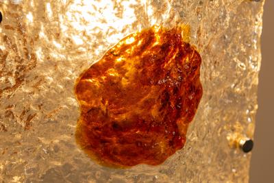 Toni Zuccheri Hang Lamp attr to Toni Zuccheri for A V Mazzega Italy 1970s