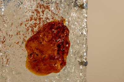 Toni Zuccheri Hang Lamp attr to Toni Zuccheri for A V Mazzega Italy 1970s