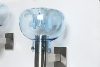 Toni Zuccheri Murano glass Toni Zuccheri sconces for VeArt Italy circa 1960s