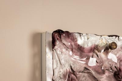 Toni Zuccheri Pair of Large Wall Appliques in Murano Glass by Toni Zuccheri Italy 1970s