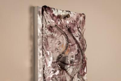 Toni Zuccheri Pair of Large Wall Appliques in Murano Glass by Toni Zuccheri Italy 1970s