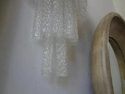 Toni Zuccheri Pair of Toni Zuccheri for Venini Murano Glass Sconces