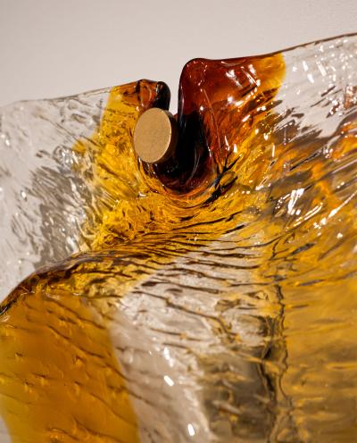 Toni Zuccheri Toni Zuccheri Large Wall Lamp for Venini 1960s