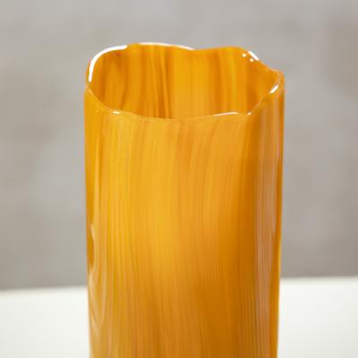 Toni Zuccheri Toni Zuccheri Orange Vase from Tronchi series for Venini 70s