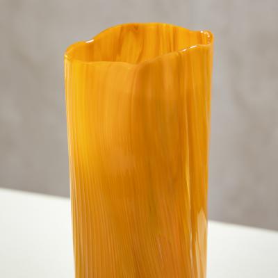 Toni Zuccheri Toni Zuccheri Orange Vase from Tronchi series for Venini 70s