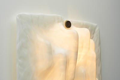 Toni Zuccheri Toni Zuccheri Scorz Wall Lamp for Venini Italy 1960s