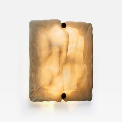 Toni Zuccheri Toni Zuccheri Scorz Wall Lamp for Venini Italy 1960s