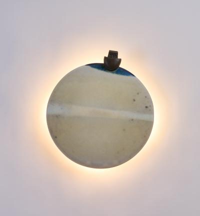 Tonino Negri Pair of Contemporary Ceramic Sconces by Tonino Negri