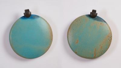 Tonino Negri Pair of Limited Edition Contemporary Ceramic Sconces by Tonino Negri