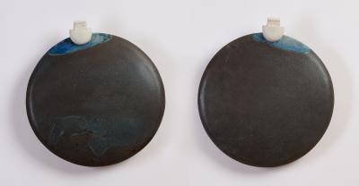 Tonino Negri Tonino Negri Contemporary Pair of Ceramic Sconces in Limited Edition