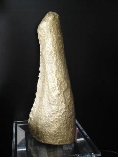 Tony Duquette Amethyst Geode in 22 Karat Gold Leaf