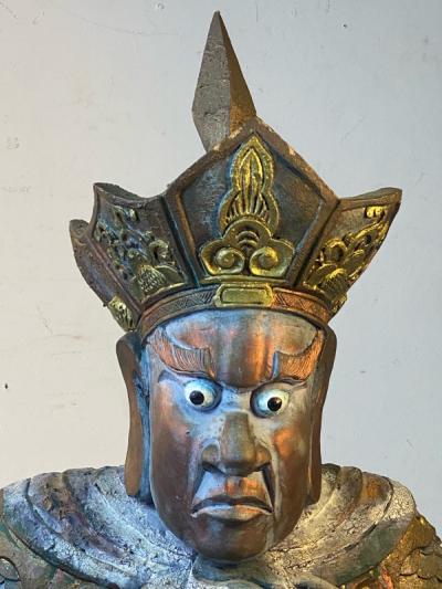 Tony Duquette LARGE SCALE ASIAN GOD OF AFTERLIFE ATTRIBUTED TO TONY DUQUETTE
