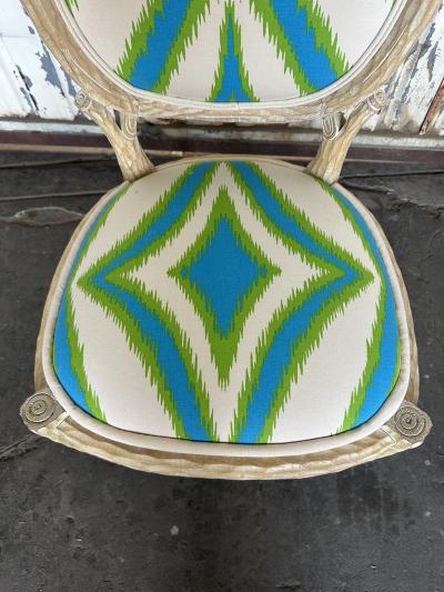 Tony Duquette Set of 8 Faux Bois Twig Regency Chairs